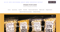 Desktop Screenshot of primopopcorn.com