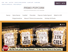 Tablet Screenshot of primopopcorn.com